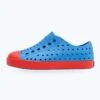 Jefferson Resting Blue/Hyper Red Shoes (Kids)(Native Jefferson Shoes Kids 4151 Co)