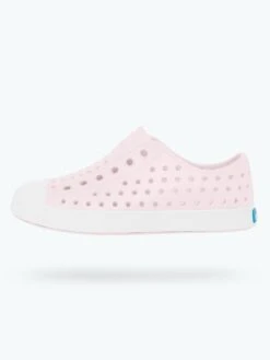 Jefferson Milk Pink/Shell White Shoes (Kids)(Native Jefferson Milk Pink Shell White Shoes Kids Co 1)