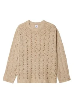 Shimoda Tape Yarn Sweater(Obey Shimoda Tape Yarn Sweater Sp25) -ThinkEmpire Shop 151000099 NAT 1