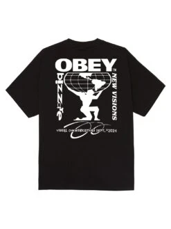 Obey Bizzare New Visions T-Shirt(Obey Bizzare New Visions T Shirt Sp25) -ThinkEmpire Shop 165264057 BLK 1