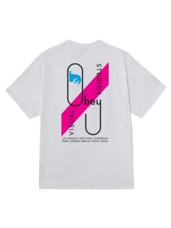 Visual Studios T-Shirt(Obey Visual Studios T Shirt Fa25) -ThinkEmpire Shop 165264231 WHT 1