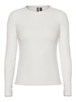 Ruka Long Sleeve T-Shirt(Pieces Ruka Long Sleeve T Shirt Women Sp25) -ThinkEmpire Shop 17133838 CloudDancer 001