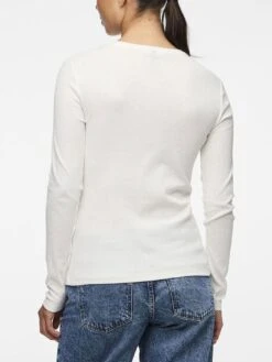 Ruka Long Sleeve T-Shirt(Pieces Ruka Long Sleeve T Shirt Women Sp25) -ThinkEmpire Shop 17133838 CloudDancer 004