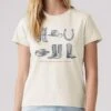 The Perfect Moody Spot THe Tab Grid T-Shirt(Levis The Perfect Moody Spot The Tab Grid T Shirt Women Fa25)