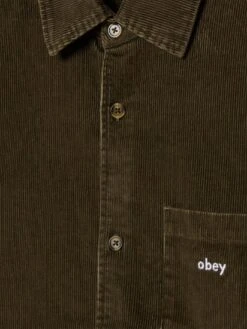 Buckley Corduroy Long Sleeves Buttondown Shirt(Obey Buckley Corduroy Long Sleeves Buttondown Shirt Fa25) -ThinkEmpire Shop 181200411 BOV 3
