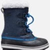 Yoot Pac Nylon Collegiate Navy/Super Blue Boots (Kids)(Sorel Yoot Pac Nylon Collegiate Navy Super Blue Boots Kids Wt25)