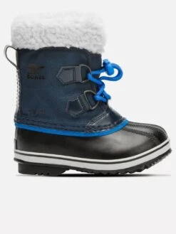 Yoot Pac Nylon WP Collegiate Navy/Super Blue Winter Boots (Little Kids)(Sorel Yoot Pac Nylon Wp Collegiate Navy Super Blue Winter Boots Little Kids Wt25)