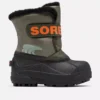Commander Stone Green/Alpine Tundra Winter Boots (Little Kids)(Sorel Commander Stone Green Alpine Tundra Winter Boots Little Kids Wt25)