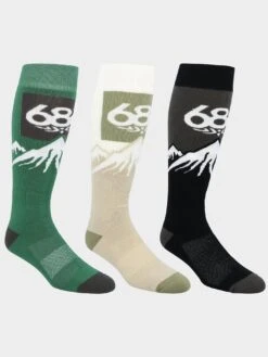 Mountain Scape 3 Pack Socks(686 Mountain Scape 3 Pack Socks Wt25)