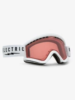 EGV Matte White/Rose Goggle(Electric Egv Matte White Rose Goggle Wt25)
