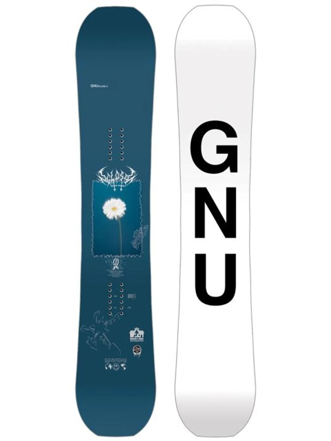 Gloss C Snowboard (Women)(Gnu Gloss C Snowboard Wt25) 2 Gloss C Snowboard (Women)(Gnu Gloss C Snowboard Wt25) - Image 2