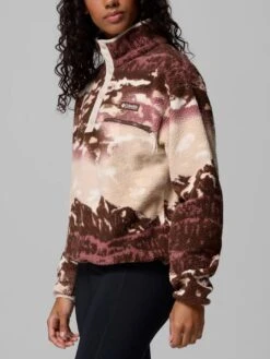 Helvetia II Printed Cropped 1/2 Snap Polar Vest(Columbia Helvetia Ii Printed Cropped 1 2 Snap Polar Vest Women Fa25) -ThinkEmpire Shop 2098501 256 a1 om