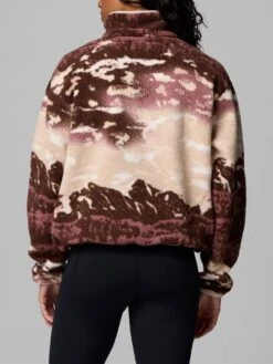 Helvetia II Printed Cropped 1/2 Snap Polar Vest(Columbia Helvetia Ii Printed Cropped 1 2 Snap Polar Vest Women Fa25) -ThinkEmpire Shop 2098501 256 b om