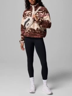 Helvetia II Printed Cropped 1/2 Snap Polar Vest(Columbia Helvetia Ii Printed Cropped 1 2 Snap Polar Vest Women Fa25) -ThinkEmpire Shop 2098501 256 ht1 om