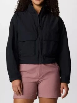 Paracutie Cropped Cargo Windbreaker Jacket(Columbia Paracutie Cropped Cargo Windbreaker Jacket)