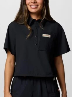 Cove Beach Woven Cropped Top(Columbia Cove Beach Woven Cropped Top Sp25)