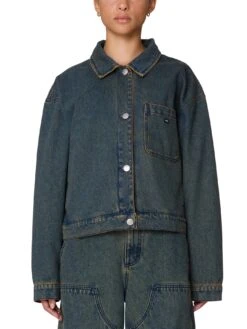 Ines Denim Jacket(Obey Ines Denim Jacket Fa25)