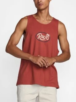 Front Script Tank Top(Rvca Front Script Tank Top Su25)