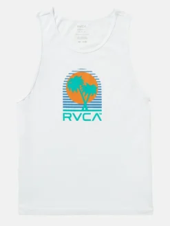 Puerto Nuevo Tank Top(Rvca Puerto Nuevo Tank Top Su25) -ThinkEmpire Shop 23A452543 WHT FL F