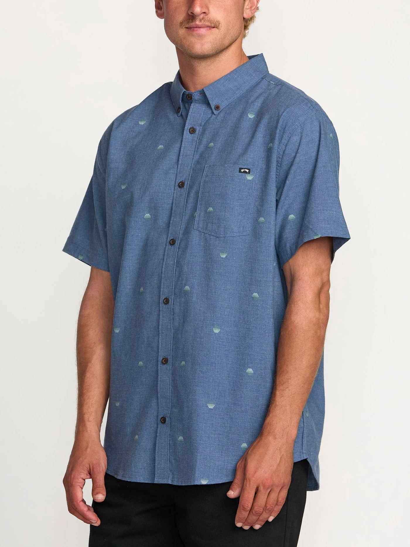 All Day Jacquard Short Sleeve Buttondown Shirt(Billabong All Day Jacquard Short Sleeve Buttondown Short Su25) 2 All Day Jacquard Short Sleeve Buttondown Shirt(Billabong All Day Jacquard Short Sleeve Buttondown Short Su25) - Image 2