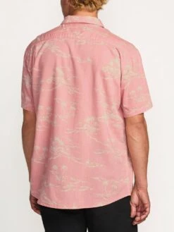 Sundays Short Sleeve Buttondown Shirt(Billabong Sundays Short Sleeve Buttondown Shirt Su25) -ThinkEmpire Shop 24A041505 DSR OM B
