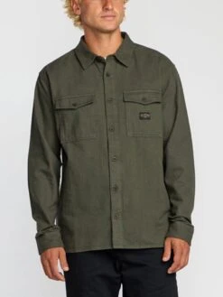 Bong Day Long Sleeve Buttondown Shirt(Billabong Bong Day Long Sleeve Buttondown Shirt Fa25)