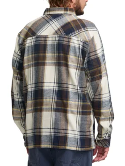 Bad Dog Flannel Long Sleeve Buttondown Shirt(Billabong Bad Dog Flannel Long Sleeve Buttondown Shirt Sp25) -ThinkEmpire Shop 24A051504 SIL OM B