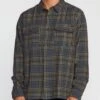 Billabong Offshore Flannel Long Sleeve Buttondown Shirt(Bilabong Offshore Flannel Long Sleeve Buttondown Shirt Fa25)