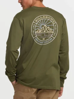 Rockies Adiv Long Sleeve T-Shirt(Billabong Rockies Adiv Long Sleeve T Shirt Sp25) -ThinkEmpire Shop 24A361504 OLV OM B