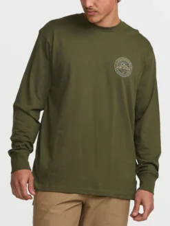 Rockies Adiv Long Sleeve T-Shirt(Billabong Rockies Adiv Long Sleeve T Shirt Sp25) -ThinkEmpire Shop 24A361504 OLV OM F