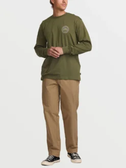 Rockies Adiv Long Sleeve T-Shirt(Billabong Rockies Adiv Long Sleeve T Shirt Sp25) -ThinkEmpire Shop 24A361504 OLV OM FB