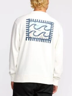 Crayon Wave Crewneck Sweatshirt(Billabong Crayon Wave Crewneck Sweatshirt Ho24) -ThinkEmpire Shop 24A460403 OFW OM B
