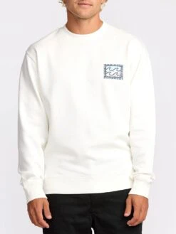 Crayon Wave Crewneck Sweatshirt(Billabong Crayon Wave Crewneck Sweatshirt Ho24)