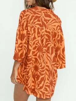 Beach Side Printed Short Sleeve Buttondown Shirt(Billabong Beach Side Printed Short Sleeve Buttondown Shirt Women Su25) 8 Beach Side Printed Short Sleeve Buttondown Shirt(Billabong Beach Side Printed Short Sleeve Buttondown Shirt Women Su25) -ThinkEmpire Shop 24B041501 NJY0 OM B