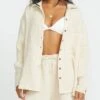 So Cozy Shacket Long Sleeve Buttondown Shirt(Billabong So Cozy Shacket Long Sleeve Buttondown Shirt Women Sp25)