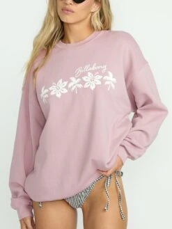 Ride In Crewneck Sweatshirt(Billabong Ride In Crewneck Sweatshirt Women Su25) -ThinkEmpire Shop 24B461503 HZE OM 1