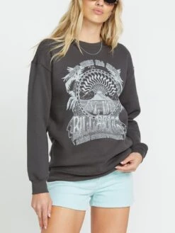 Palm Classics Crew Sweatshirt(Billabong Palm Classics Crew Sweatshirt Sp25)