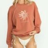 Bright Sun Kendal Crewneck Sweatshirt(Billabong Bright Sun Kendal Crewneck Sweatshirt Women Su25)