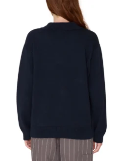 Bloom Polo Sweater(Obey Bloom Polo Sweater Women Sp25) -ThinkEmpire Shop 251010074 NVY 3