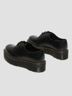 Dr. Martens 1461 Quad Polished Smooth Black Shoes(Dr Martens Quad Polished Smooth Shoes Women Black Co) -ThinkEmpire Shop 25567001.88