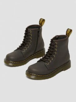 Dr. Martens 1460 Wildhorse Lamper Dark Brown Boots (Kids)(Dr Martens 1460 Wildhorse Lamper Boots Dark Brown Kids Co) -ThinkEmpire Shop 25676207.86