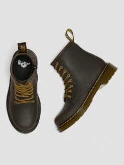 Dr. Martens 1460 Wildhorse Lamper Dark Brown Boots (Kids)(Dr Martens 1460 Wildhorse Lamper Boots Dark Brown Kids Co) -ThinkEmpire Shop 25676207.88