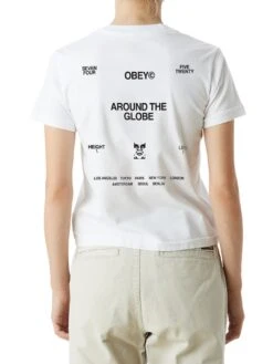 Around The Globe T-Shirt(Obey Around The Globe T Shirt Women Sp25) -ThinkEmpire Shop 267792663 WHT 1 04ffa261 b7db 44