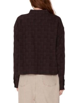 Vivian Plaid Long Sleeve Buttondown Shirt(Obey Vivian Plaid Long Sleeve Buttondown Shirt Women Sp25) -ThinkEmpire Shop 281200140 JVA 3