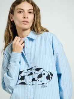 Beverly Graphic Long Sleeves Buttondown Shirt(Obey Beverly Graphic Long Sleeves Buttondown Shirt Fa25) -ThinkEmpire Shop 281200141 3