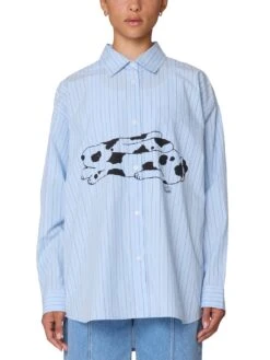Beverly Graphic Long Sleeves Buttondown Shirt(Obey Beverly Graphic Long Sleeves Buttondown Shirt Fa25)