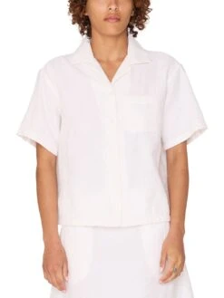 Manor Jacquard Short Sleeve Buttondown Shirt(Obey Manor Short Sleeve Buttondown Shirt Women Sp25)