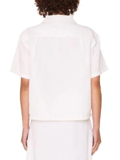 Manor Jacquard Short Sleeve Buttondown Shirt(Obey Manor Short Sleeve Buttondown Shirt Women Sp25) -ThinkEmpire Shop 281210122 WHT 3