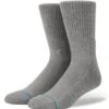 3 Pack Grey Heather Socks(Stance 3 Pack Grey Heather Socks Co)