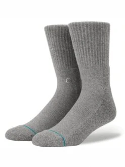 3 Pack Grey Heather Socks(Stance 3 Pack Grey Heather Socks Co)